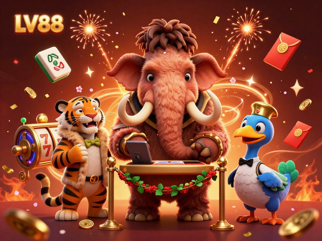 LV88 promotes excitement with a woolly mammoth bouncer and a high-stakes atmosphere