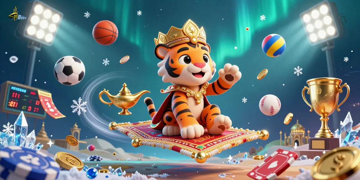 Bet on SHBET for exciting features with a magic lamp genie and gold palace backdrop.