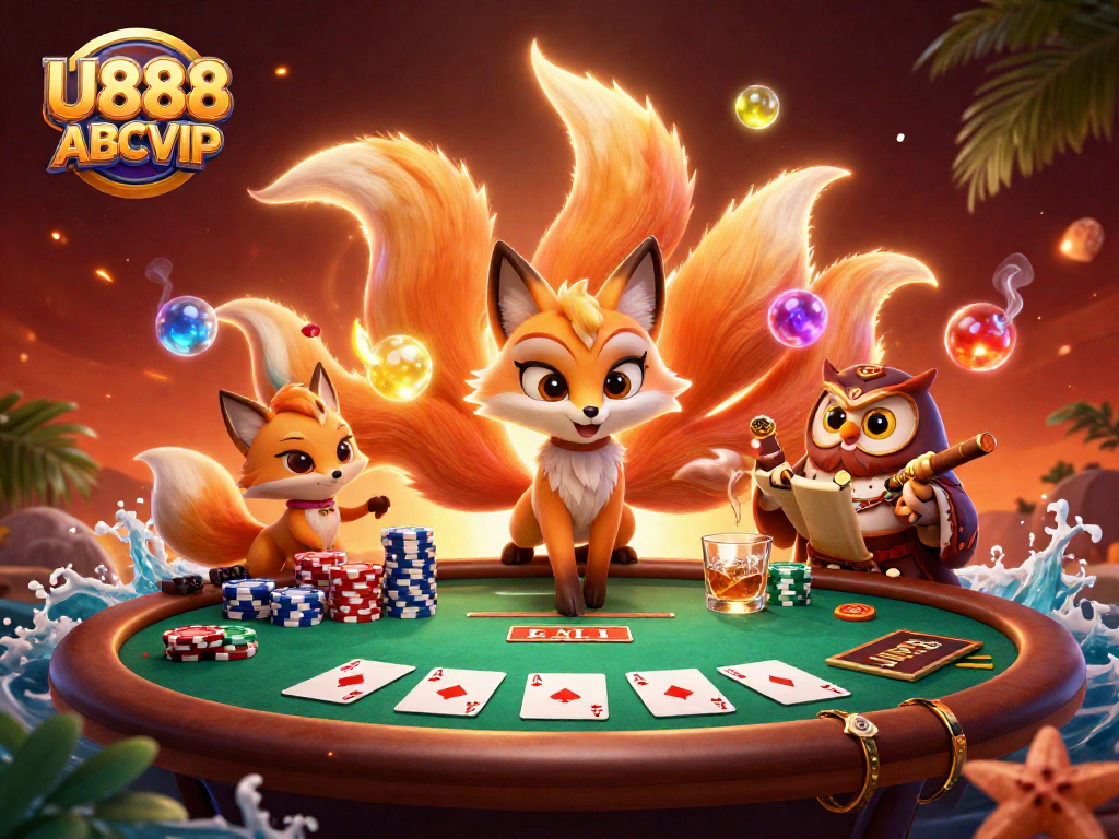 Experience thrilling gameplay at U888 ABCVIP with colorful characters and captivating casino elements.
