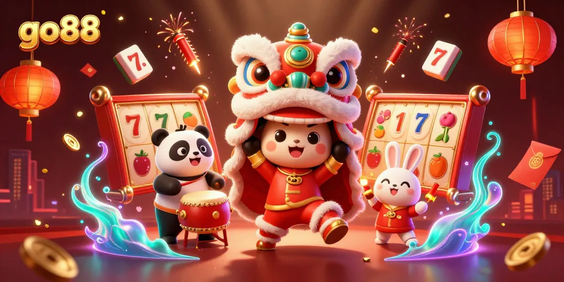Engage in the exciting world of go88 with vibrant 3D casino characters and dynamic game elements.