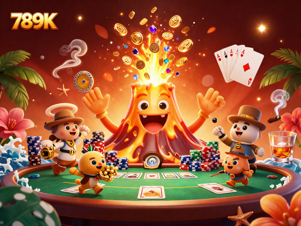 Experience the thrill of 789K with a triumph of treasure and action in this vibrant casino scene.
