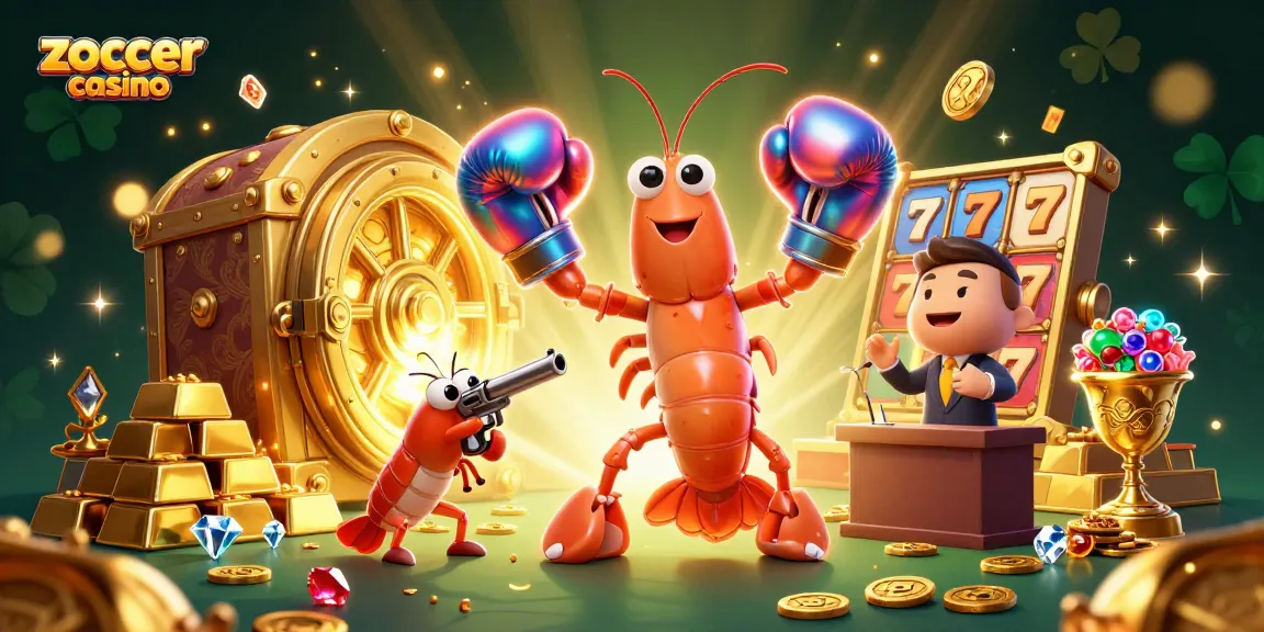 Experience thrilling gameplay at Zoccer Casino with vibrant illustrations featuring a dynamic marine-themed scene.