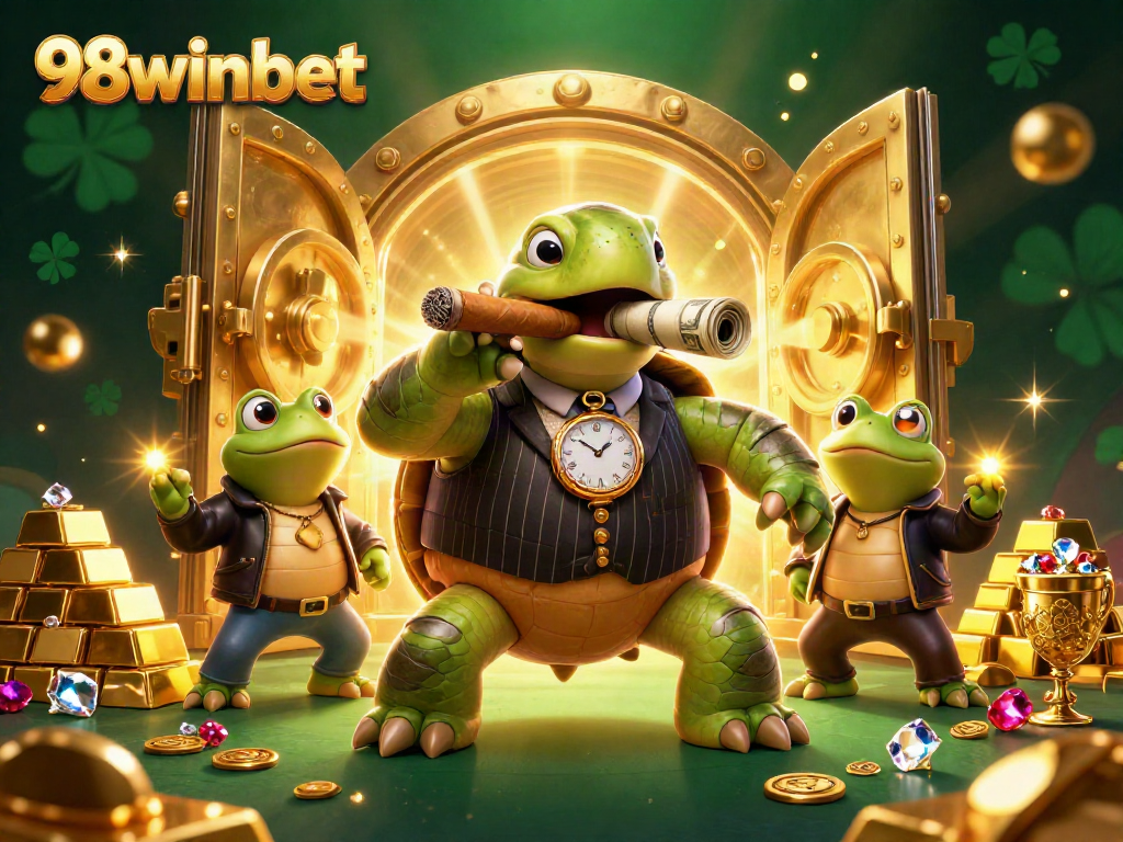 Engage with 98winbet's thrilling gaming experience through a vibrant casino scene.