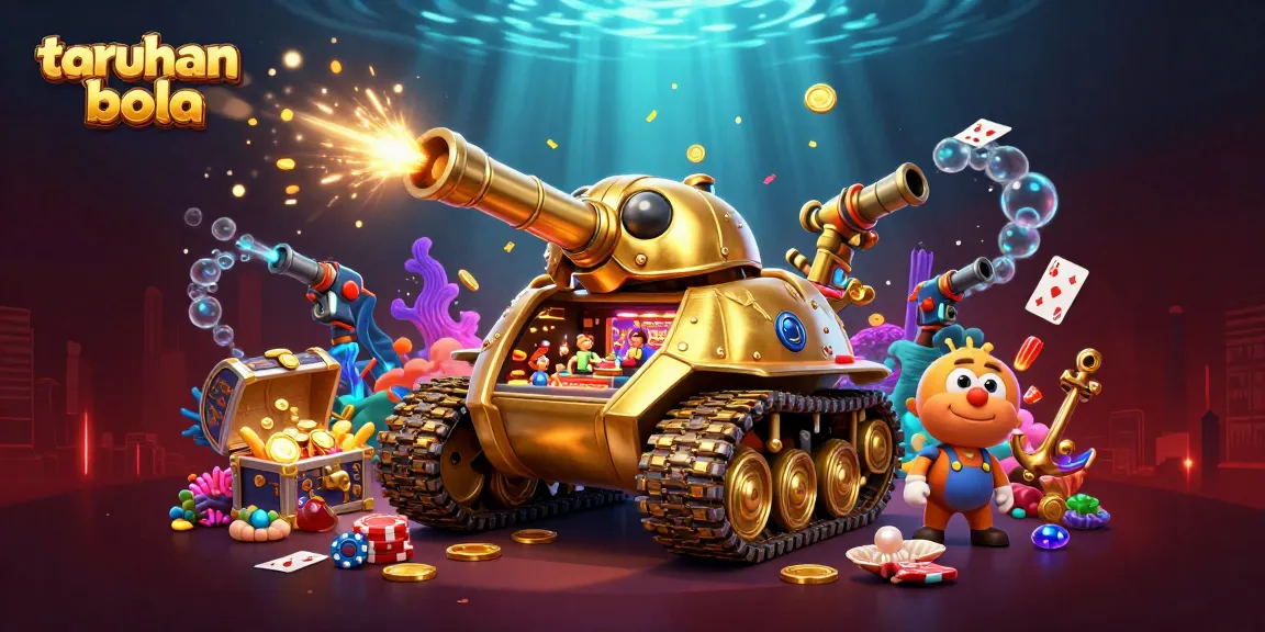 Experience thrilling taruhan bola with a golden beetle tank casino bursting with coins and fun!