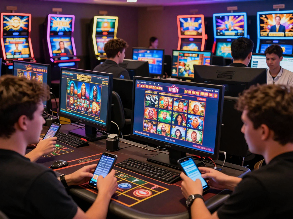 Engaging players on the link raja328 gambling platform, showcasing excitement and gaming diversity.