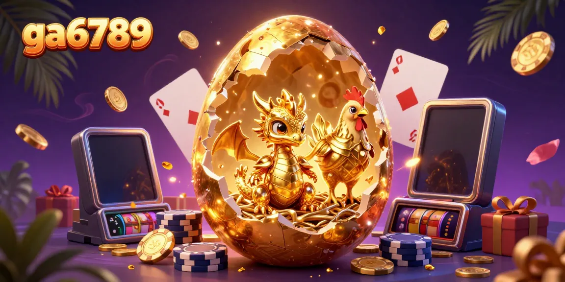 Experience the excitement of ga6789 in this vibrant casino scene filled with colorful gaming elements and dynamic action.
