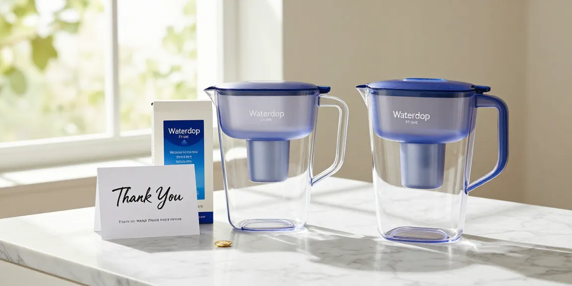 Buyer's guide for Waterdrop PT-04C Water Filter Pitcher in online shopping, showcasing best deals on e-commerce platforms.