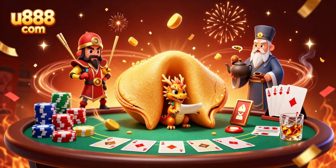 Experience winning moments at u888 com with vibrant casino gaming elements and joyful characters.