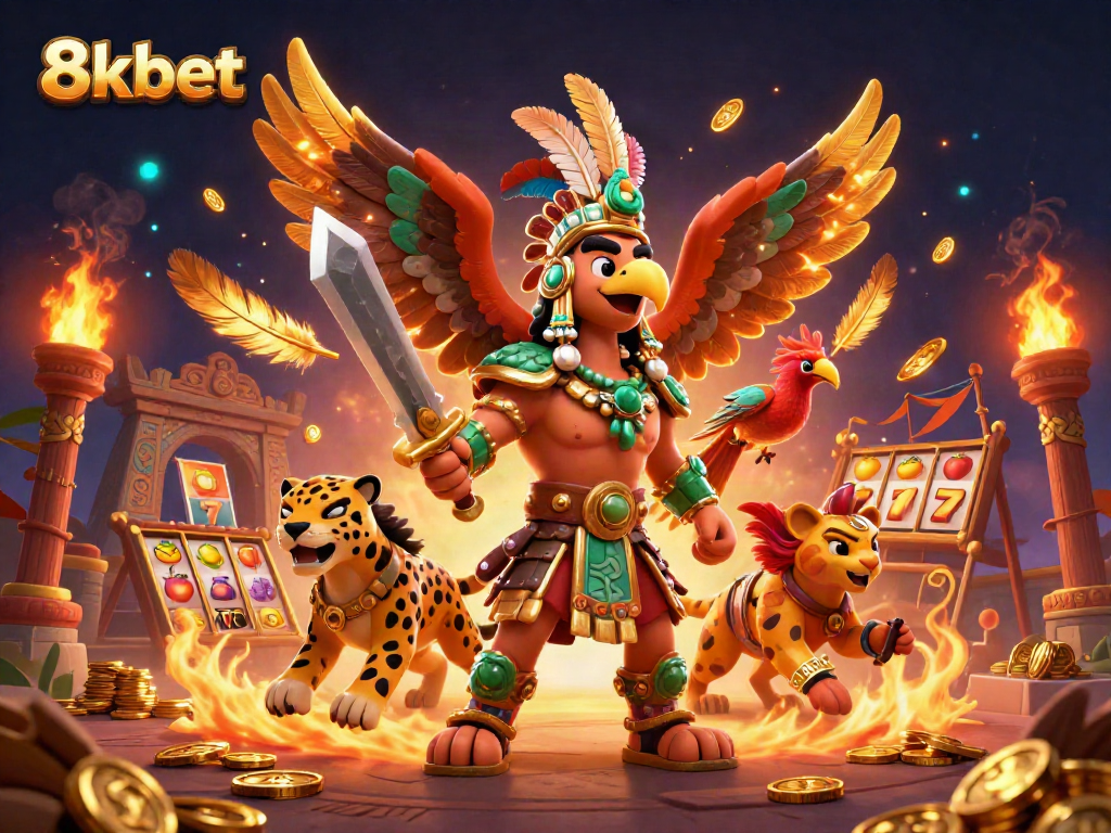 Experience exciting gaming moments at 8kbet with thrilling 3D warriors and grand casino elements.