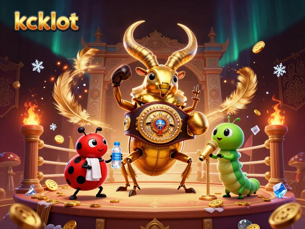 Gambarkan kckslot dengan karakter unik bersaing di arena bertema kasino, siap untuk menang.